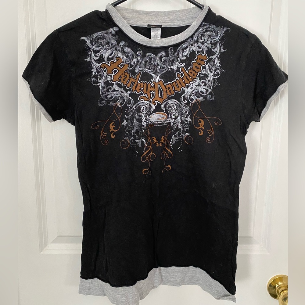 Vintage Harley-Davidson top